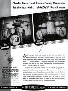 Louie-Bellson-Ad-240 Gretsch Advertisement with Louie Bellson and Dick Shanahan
