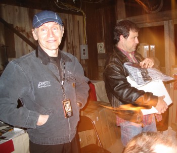 Fred Gretsch (left) with Gretsch Guitars master builder Stephen Stern