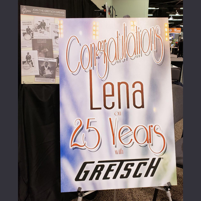 Gretsch Family and Artists Celebrate Lena Thomas’ Special Anniversary