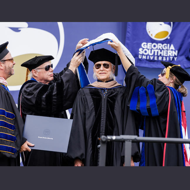 Fred & Dinah Gretsch First Husband and Wife to Receive Honorary Doctoral Degrees from GSU